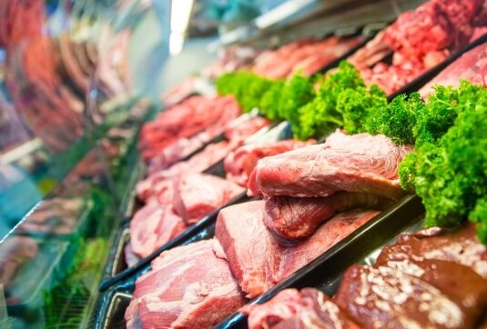 Fresh Premium Halal Meat Display